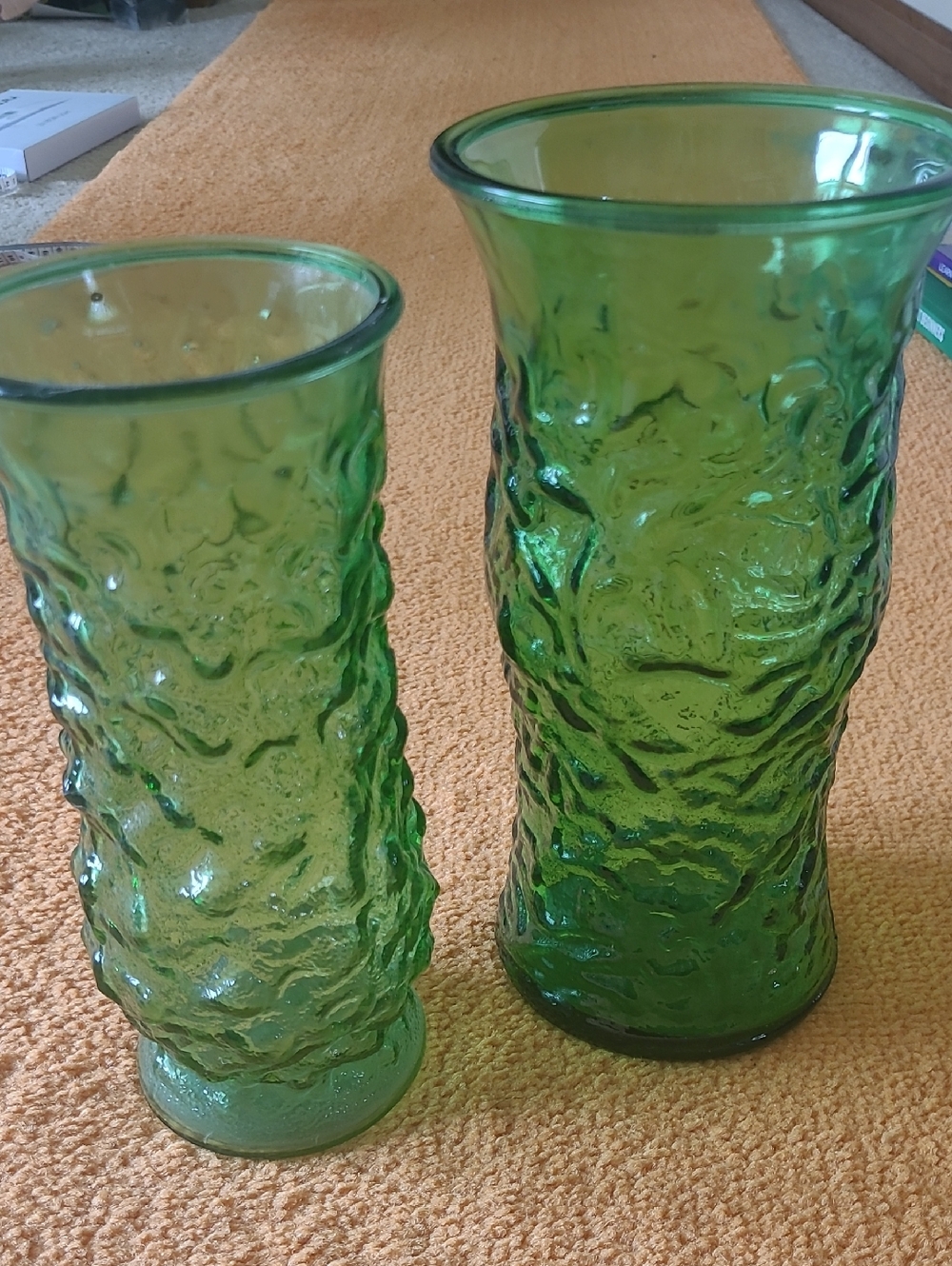 Glass Vase - 1 EO BRODY Carnival Glass